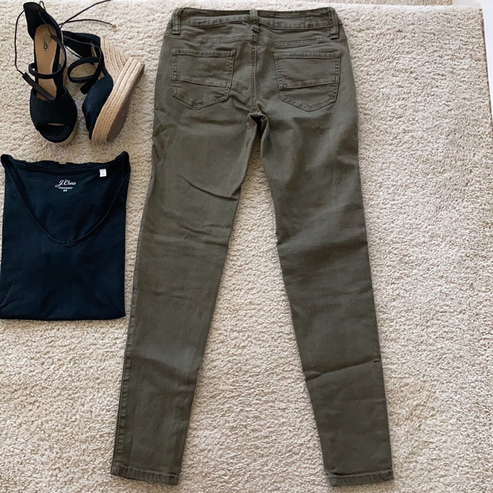 Wish List Jeans Olive Colored Jeans - Picture 5 of 8